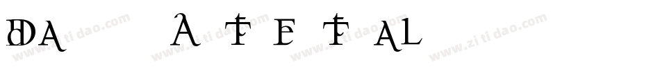 Darwin Alt ExtraLigh字体转换